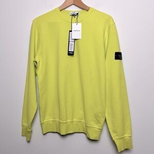 Stone Island Junior Lime Green Sweatshirt Junior 14